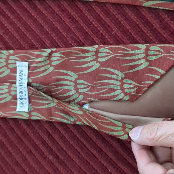 Giorgio Armani Silk Tie Cravatte - Picture 6 of 6